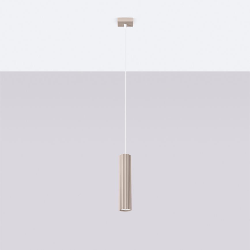 Brilagi - Hanglamp aan een koord CRESTO 1xGU10/10W/230V taupe