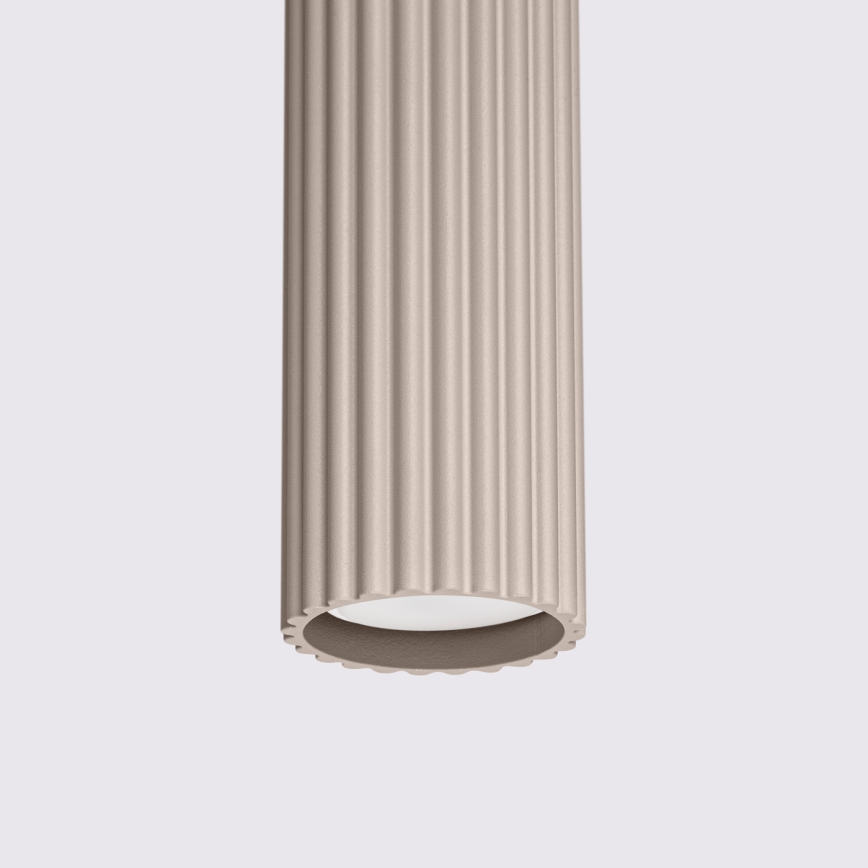 Brilagi - Hanglamp aan een koord CRESTO 1xGU10/10W/230V taupe
