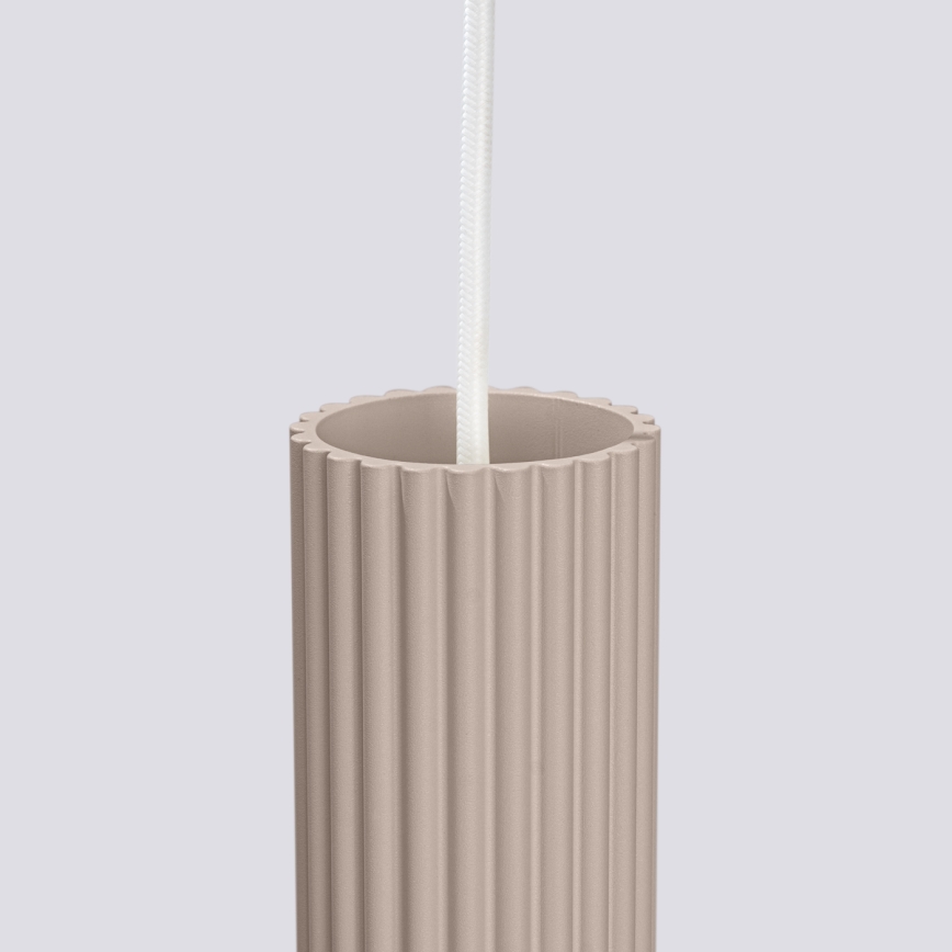 Brilagi - Hanglamp aan een koord CRESTO 1xGU10/10W/230V taupe