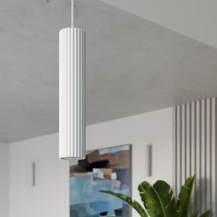 Brilagi - Hanglamp aan een koord CRESTO 1xGU10/10W/230V wit