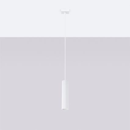 Brilagi - Hanglamp aan een koord CRESTO 1xGU10/10W/230V wit