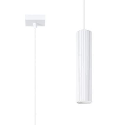 Brilagi - Hanglamp aan een koord CRESTO 1xGU10/10W/230V wit