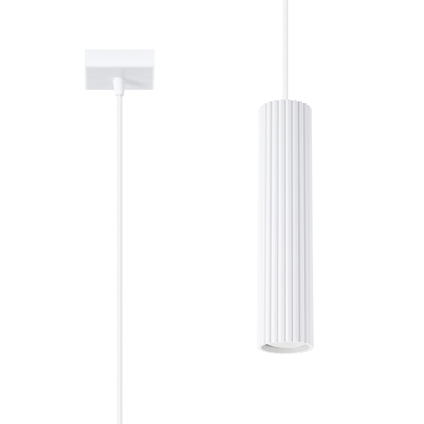 Brilagi - Hanglamp aan een koord CRESTO 1xGU10/10W/230V wit