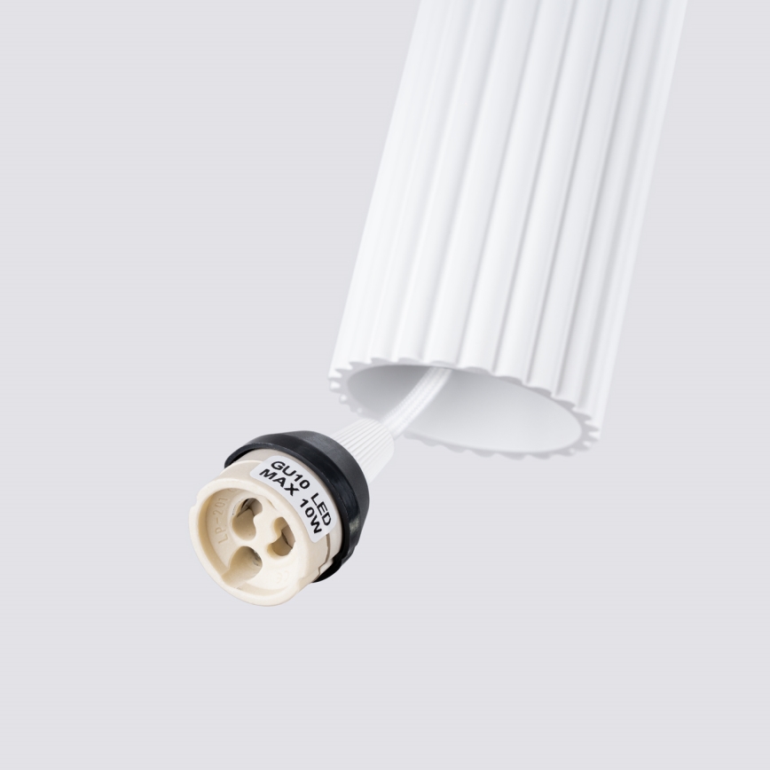 Brilagi - Hanglamp aan een koord CRESTO 1xGU10/10W/230V wit