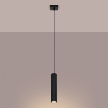 Brilagi - Hanglamp aan een koord CRESTO 1xGU10/10W/230V zwart