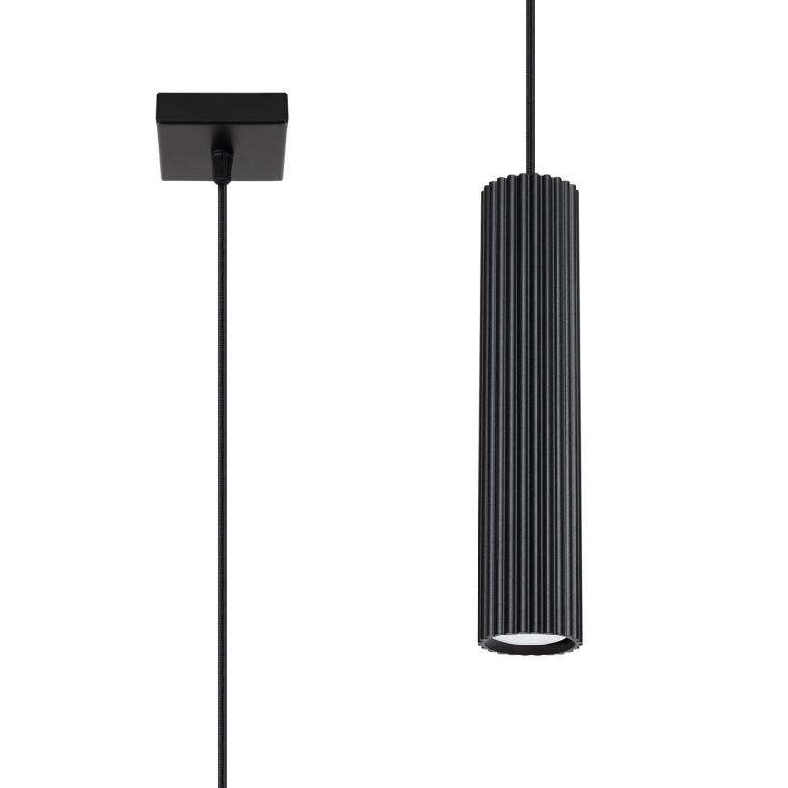 Brilagi - Hanglamp aan een koord CRESTO 1xGU10/10W/230V zwart