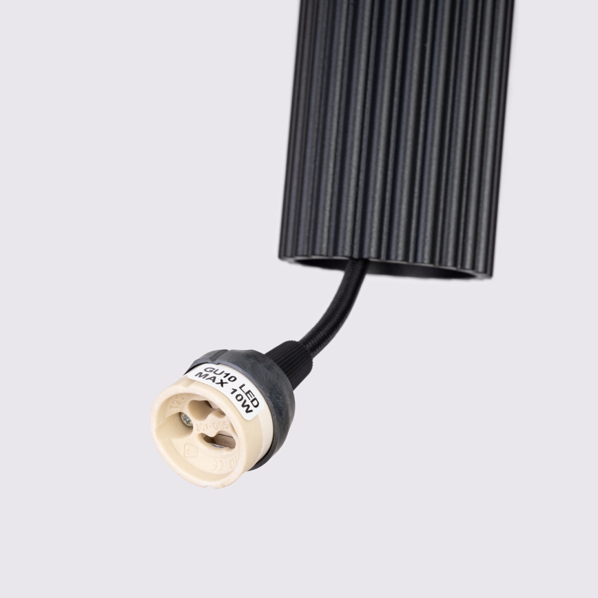 Brilagi - Hanglamp aan een koord CRESTO 1xGU10/10W/230V zwart