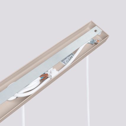 Brilagi - Hanglamp aan een koord CRESTO 3xGU10/10W/230V taupe