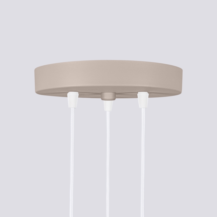Brilagi - Hanglamp aan een koord CRESTO 3xGU10/10W/230V taupe
