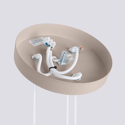 Brilagi - Hanglamp aan een koord CRESTO 3xGU10/10W/230V taupe