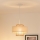 Brilagi - Hanglamp aan een koord DALLAS 1xE27/15W/230V diameter 30 cm bruin/crème/wit