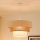 Brilagi - Hanglamp aan een koord DENVER LUNETA 1xE27/15W/230V diameter 45 cm beige/bruin/crème