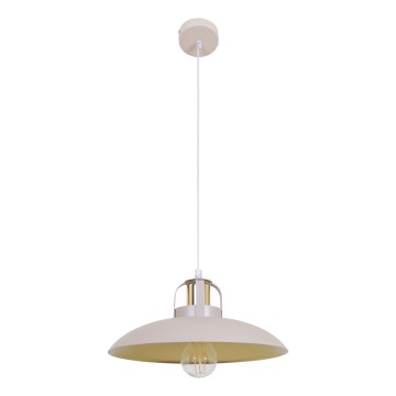 Brilagi - Hanglamp aan een koord FLAMENGO 1xE27/60W/230V beige