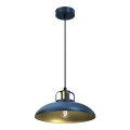 Brilagi - Hanglamp aan een koord FLAMENGO 1xE27/60W/230V blauw
