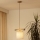 Brilagi - Hanglamp aan een koord FOREST 1xE27/15W/230V grenen/bruin/crème