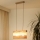 Brilagi - Hanglamp aan een koord FOREST 2xE27/15W/230V grenen/beige/crème