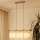 Brilagi - Hanglamp aan een koord FOREST 3xE27/15W/230V grenen/bruin/crème