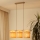Brilagi - Hanglamp aan een koord FOREST 3xE27/15W/230V grenen/bruin