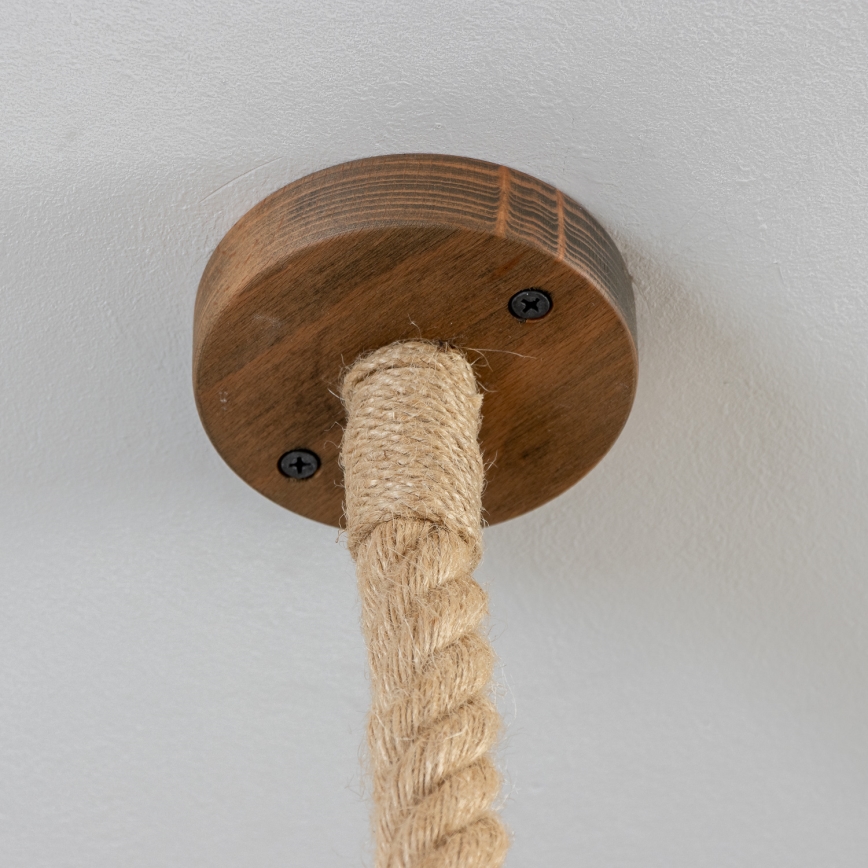 Brilagi - Hanglamp aan een koord KOS 1xE27/60W/230V beuken