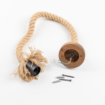 Brilagi - Hanglamp aan een koord KOS 1xE27/60W/230V beuken