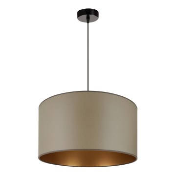 Brilagi - Hanglamp aan een koord OREGON ROLLER VEGE 1xE27/15W/230V diameter 45 cm grijs