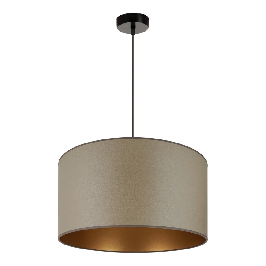 Brilagi - Hanglamp aan een koord OREGON ROLLER VEGE 1xE27/15W/230V diameter 45 cm grijs