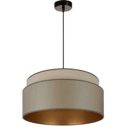 Brilagi - Hanglamp aan een koord OREGON VEGE 1xE27/15W/230V diameter 45 cm grijs