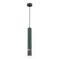 Brilagi - Hanglamp aan een koord POKER 1xGU10/25W/230V groen/goud