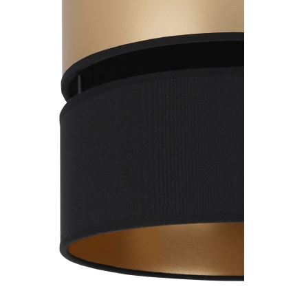 Brilagi - Hanglamp aan een koord ROYAL 1xE27/15W/230V diameter 25 cm zwart/goud