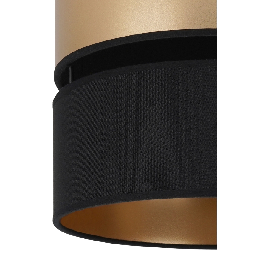 Brilagi - Hanglamp aan een koord ROYAL 1xE27/15W/230V diameter 25 cm zwart/goud