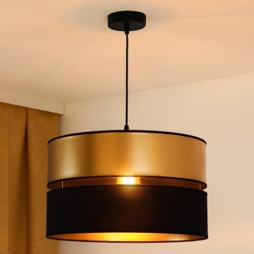 Brilagi - Hanglamp aan een koord ROYAL 1xE27/15W/230V diameter 40 cm zwart/goud