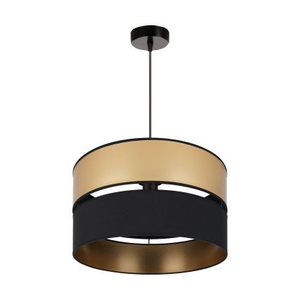 Brilagi - Hanglamp aan een koord ROYAL 1xE27/15W/230V diameter 40 cm zwart/goud