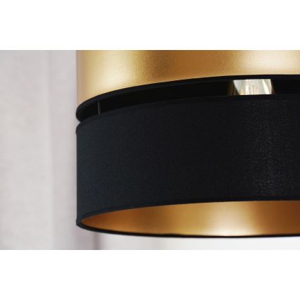 Brilagi - Hanglamp aan een koord ROYAL 1xE27/15W/230V diameter 40 cm zwart/goud