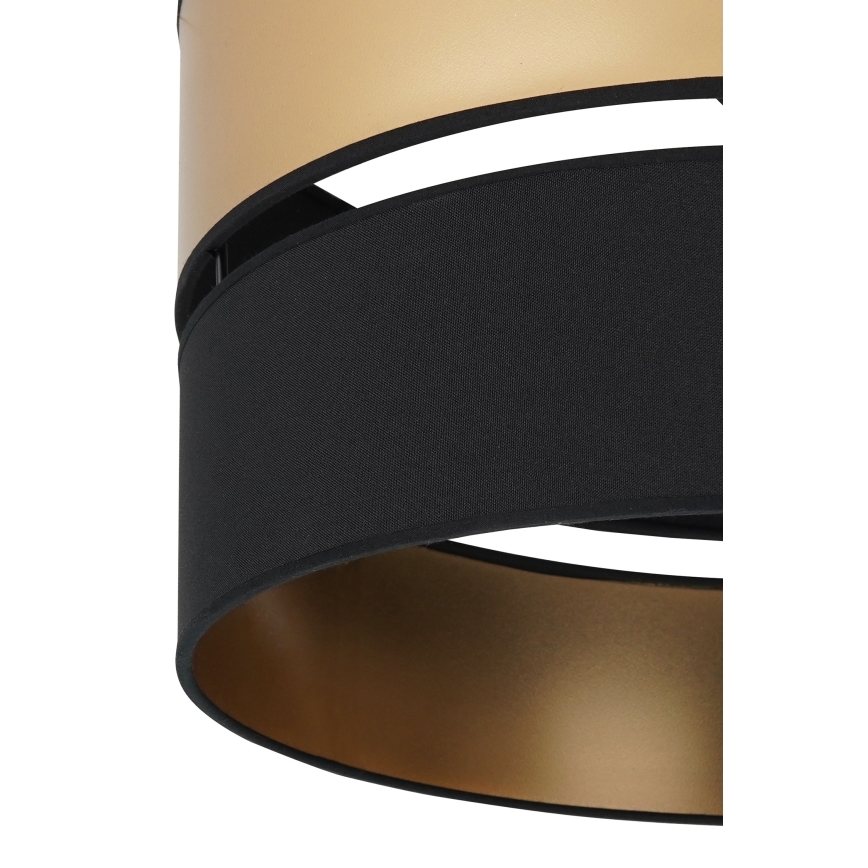 Brilagi - Hanglamp aan een koord ROYAL 1xE27/15W/230V diameter 40 cm zwart/goud