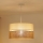 Brilagi - Hanglamp aan een koord ROYAL YUTE 1xE27/15W/230V diameter 40 cm beige/crème