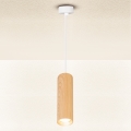 Brilagi - Hanglamp aan een koord SELE 1xGU10/30W/230V wit/eiken decor