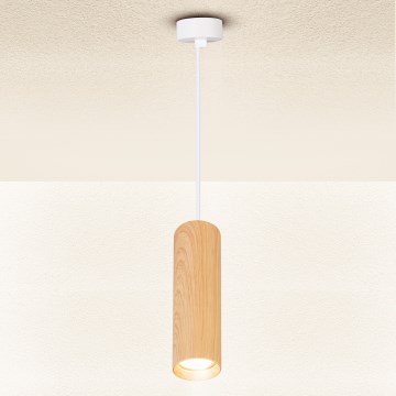 Brilagi - Hanglamp aan een koord SELE 1xGU10/30W/230V wit/eiken decor