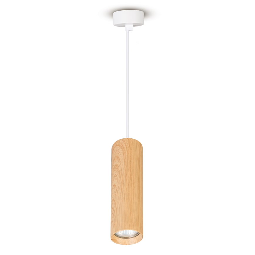 Brilagi - Hanglamp aan een koord SELE 1xGU10/30W/230V wit/eiken decor