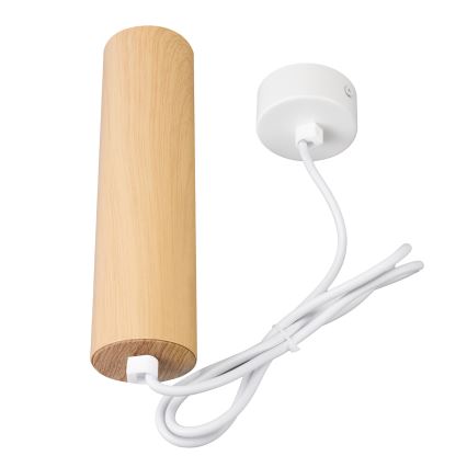 Brilagi - Hanglamp aan een koord SELE 1xGU10/30W/230V wit/eiken decor