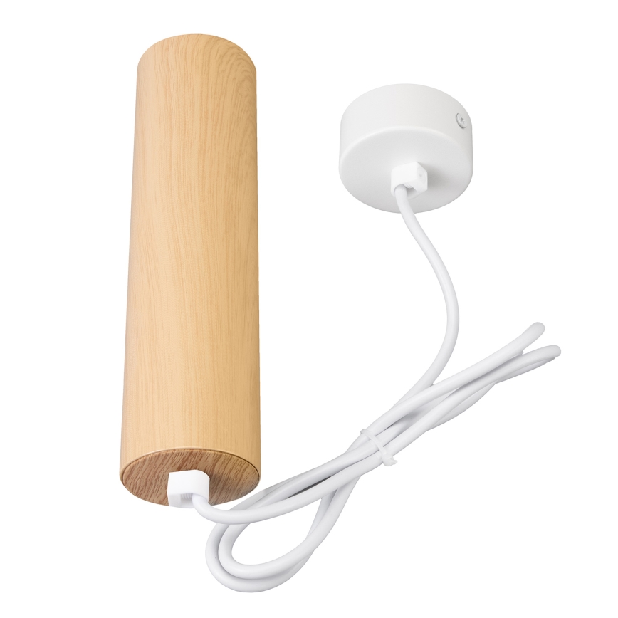 Brilagi - Hanglamp aan een koord SELE 1xGU10/30W/230V wit/eiken decor