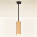Brilagi - Hanglamp aan een koord SELE 1xGU10/30W/230V zwart/eiken decor