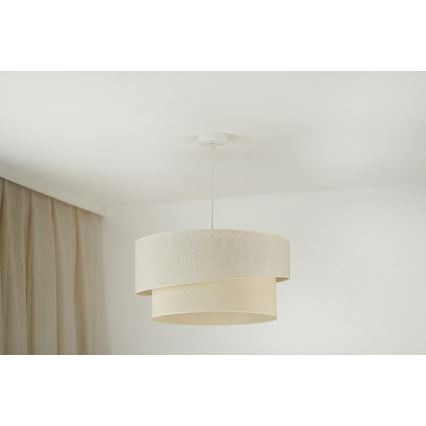 Brilagi - Hanglamp aan een koord SHINE 1xE27/15W/230V diameter 50 cm crème