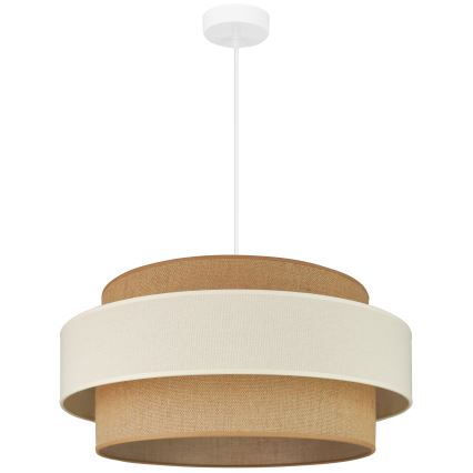 Brilagi - Hanglamp aan een koord SPACE LIGHT 1xE27/15W/230V diameter 50 cm beige/crème