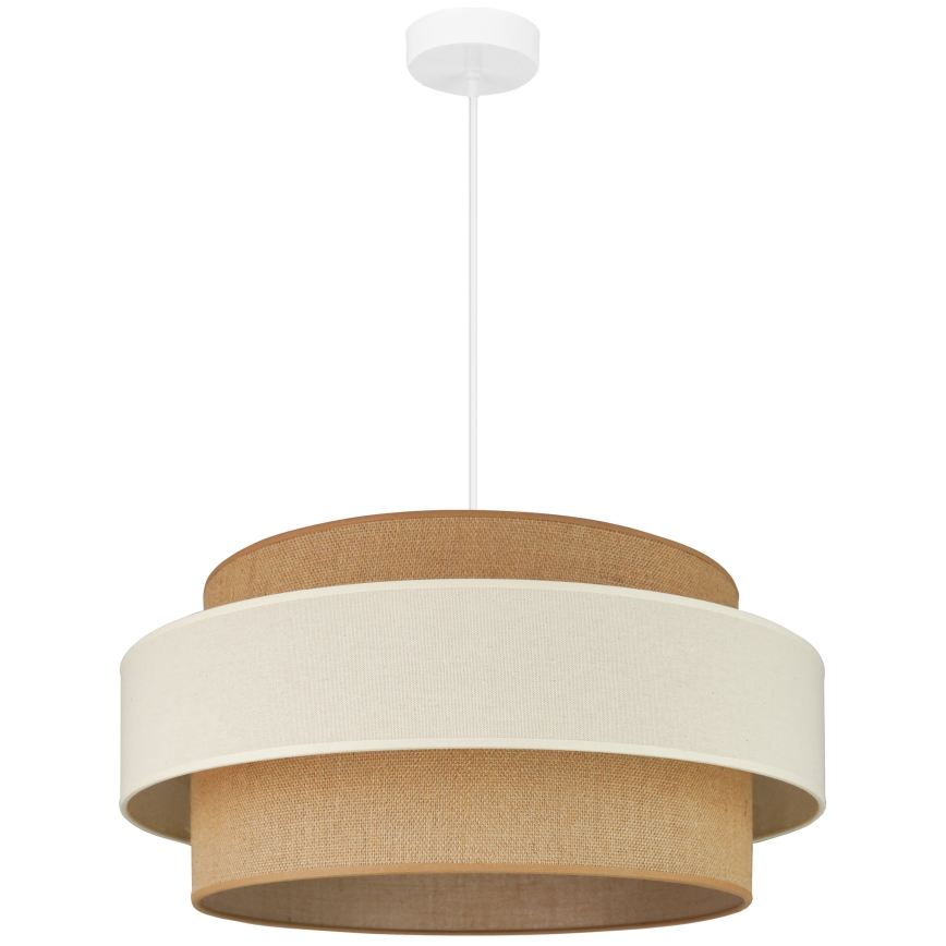 Brilagi - Hanglamp aan een koord SPACE LIGHT 1xE27/15W/230V diameter 50 cm beige/crème