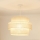 Brilagi - Hanglamp aan een koord SPACE YUTE 1xE27/15W/230V diameter 50 cm crème/wit