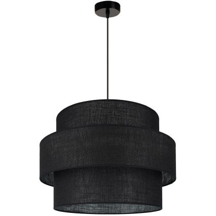 Brilagi - Hanglamp aan een koord SPACE YUTE 1xE27/15W/230V diameter 50 cm zwart