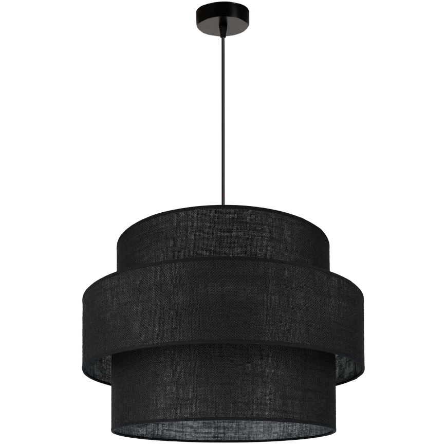 Brilagi - Hanglamp aan een koord SPACE YUTE 1xE27/15W/230V diameter 50 cm zwart