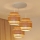 Brilagi - Hanglamp aan een koord SPACE YUTE 3xE27/15W/230V beige/wit