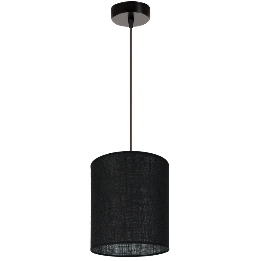 Brilagi - Hanglamp aan een koord TUBES 1xE27/15W/230V diameter 20 cm zwart
