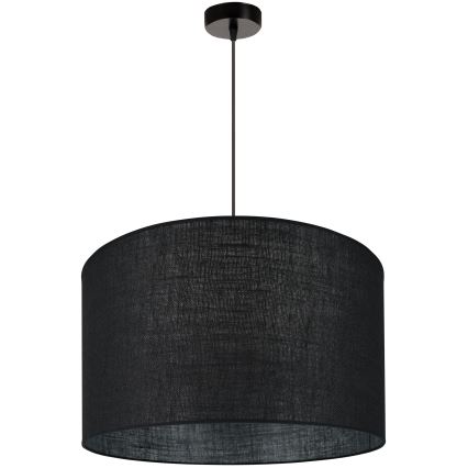 Brilagi - Hanglamp aan een koord TUBES ROLLER 1xE27/15W/230V diameter 50 cm zwart